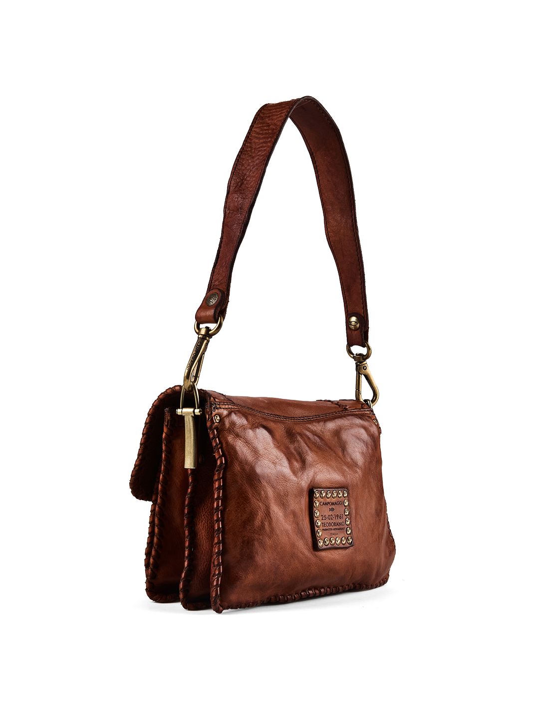 Campomaggi Agnese Borsa a spalla S Vera Pelle 22 cm Campomaggi Agnese Borsa a spalla S Vera Pelle 22 cm