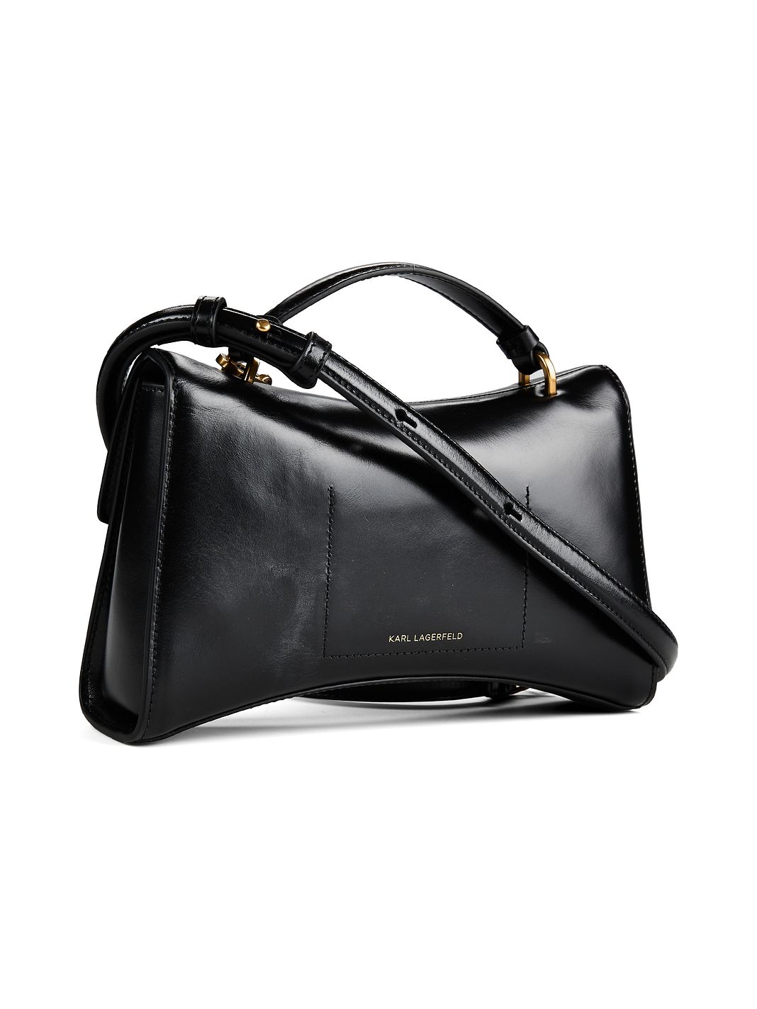 Karl Lagerfeld Autograph Borsetta Vera Pelle 25 cm