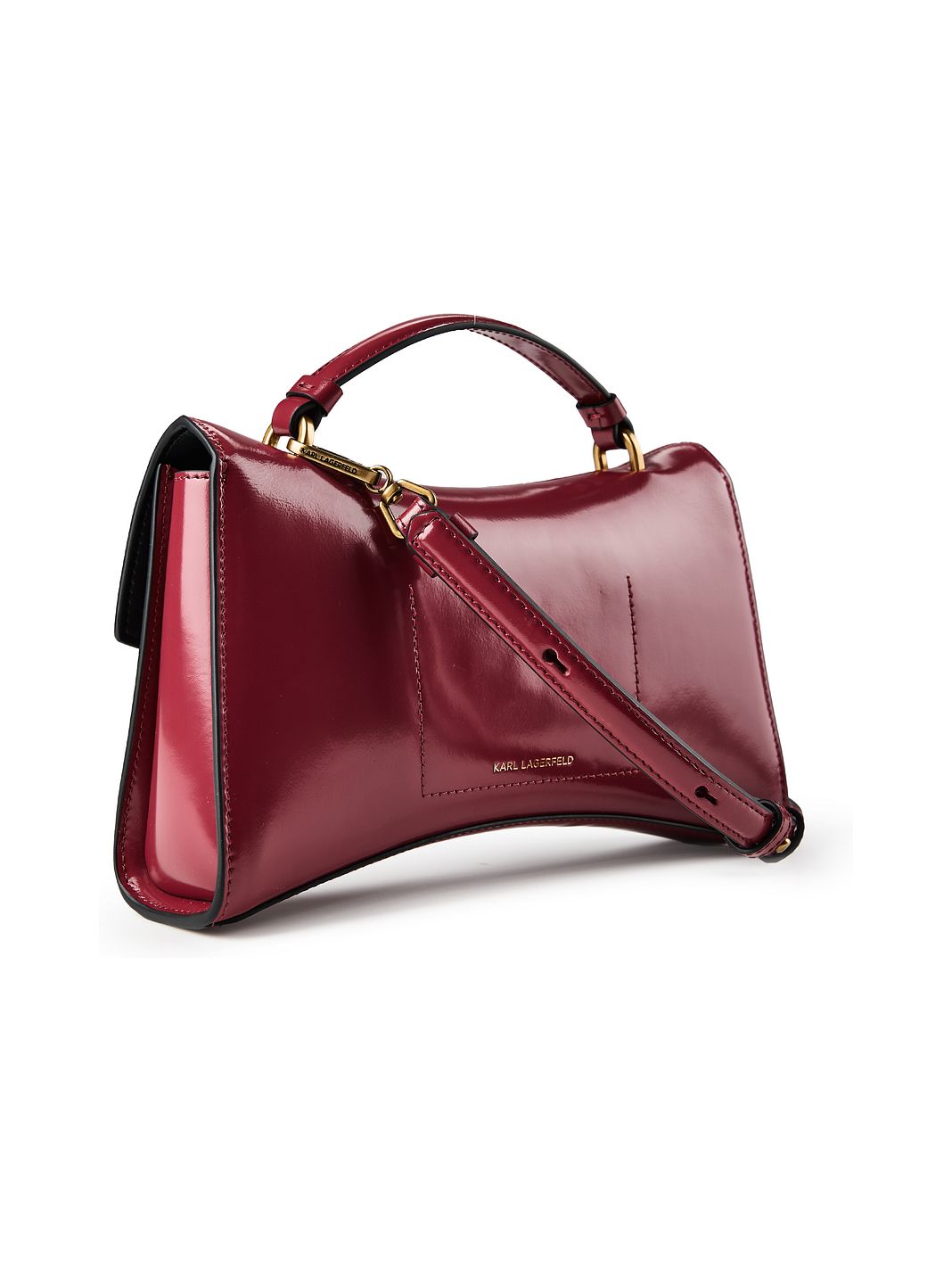 Karl Lagerfeld Autograph Borsetta Vera Pelle 25 cm Karl Lagerfeld Autograph Borsetta Vera Pelle 25 cm