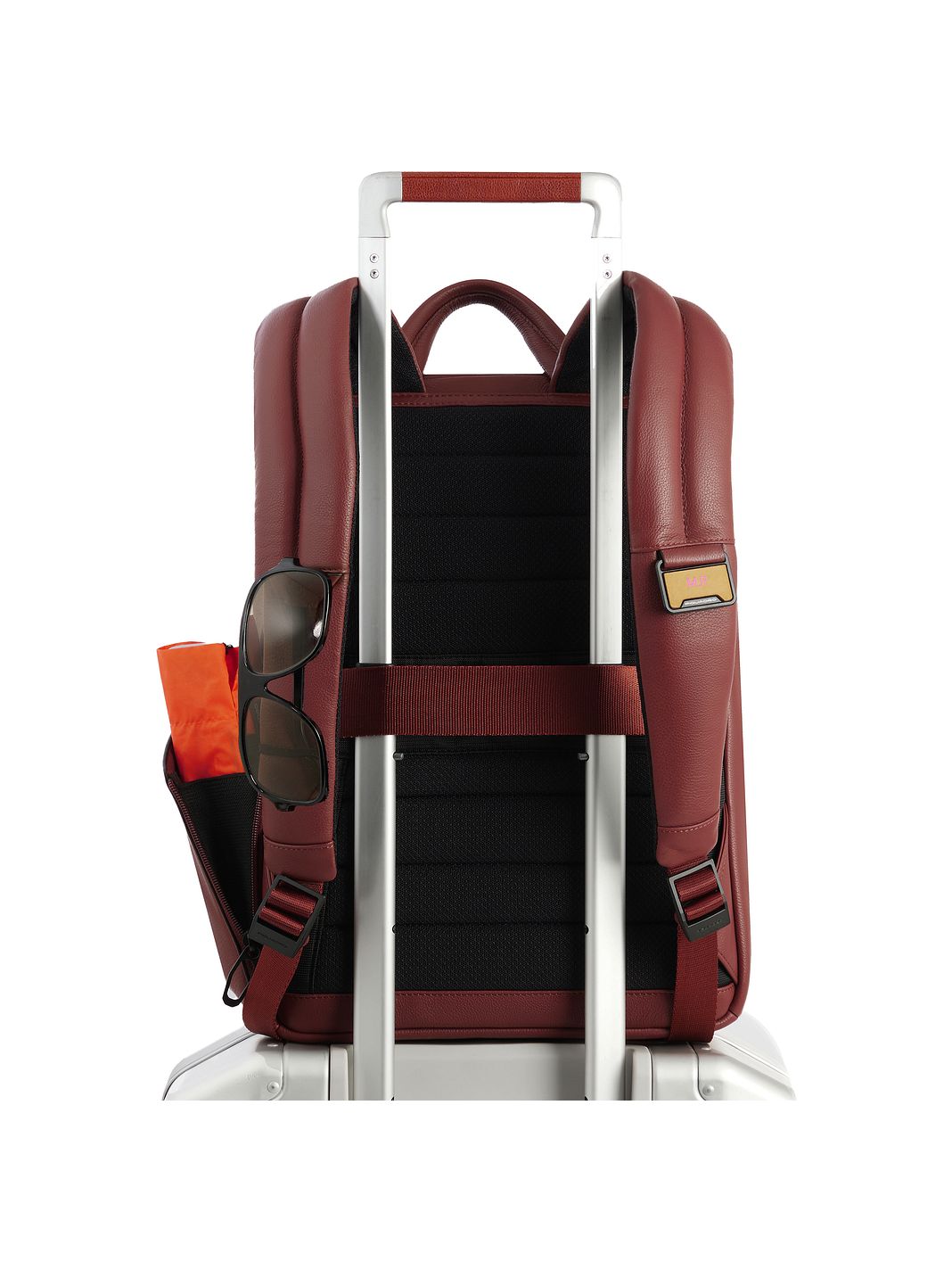 Piquadro Russell Zaino da lavoro Protezione RFID Vera Pelle 42 cm Vano porta PC