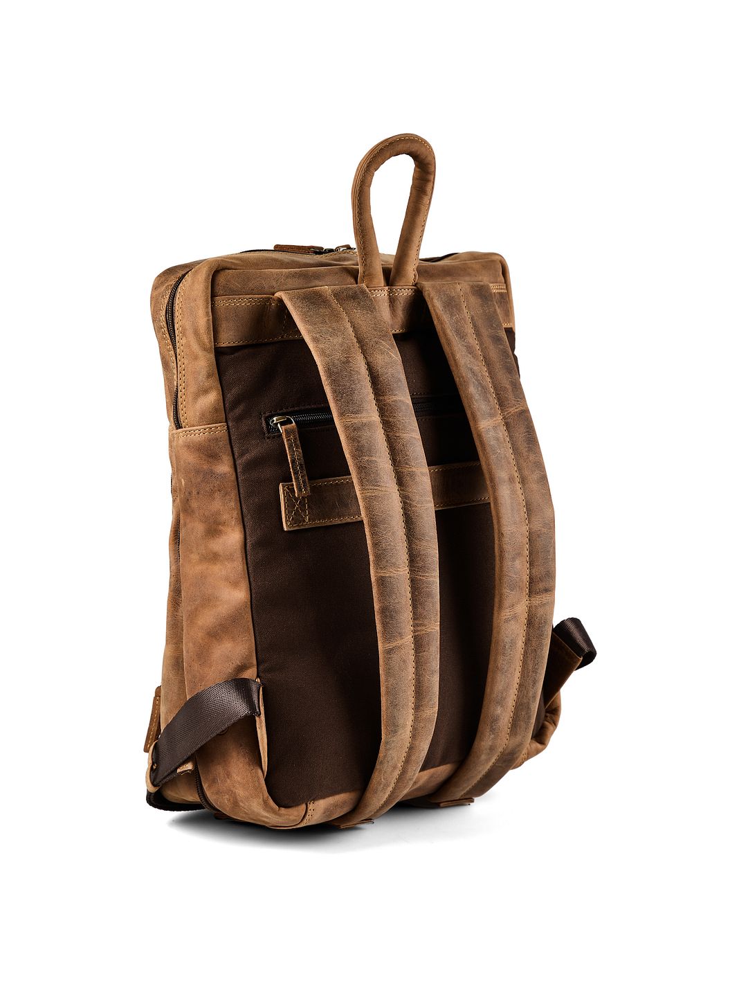 Greenburry Vintage Mochila urbana Piel natural 44 cm Compartimento para el portátil