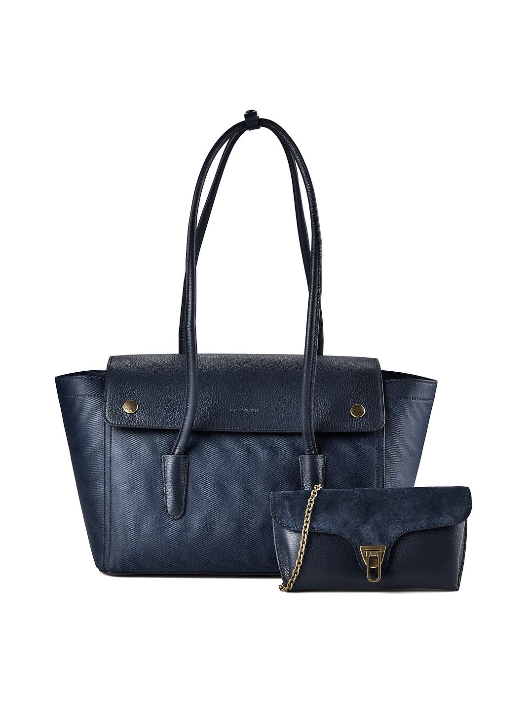 Coccinelle Double Beat Borsa a spalla Vera Pelle 33 cm Coccinelle Double Beat Borsa a spalla Vera Pelle 33 cm