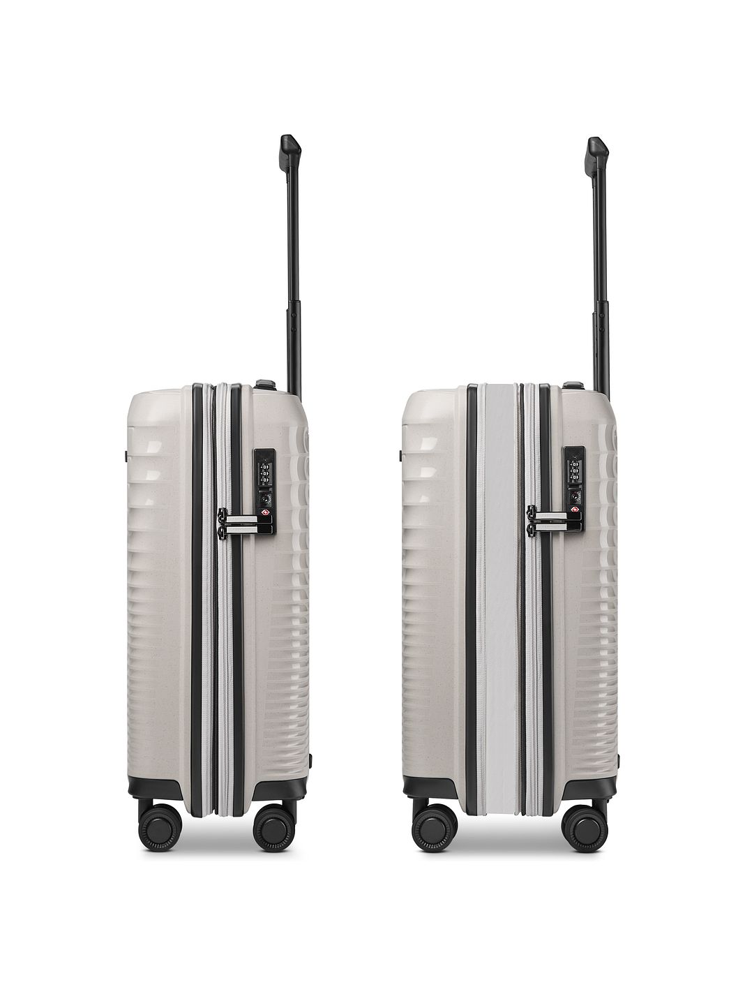 Farmhood Straw Edition 4 ruote Trolley cabina 55 cm espandibile