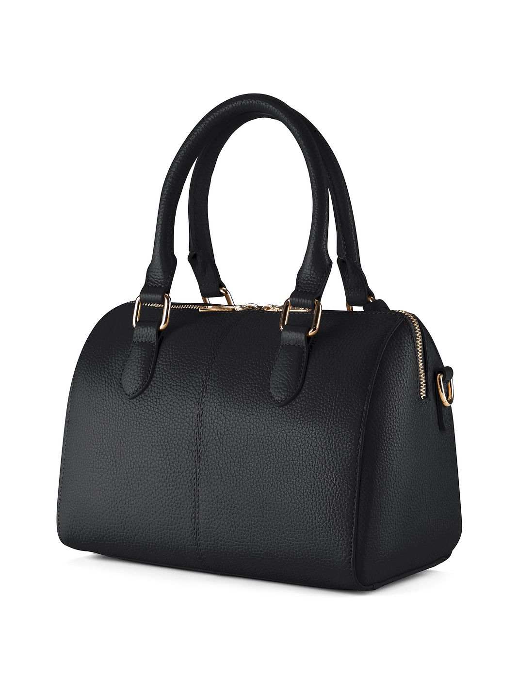 Lazarotti Bologna läderbowlingväska, handväska, crossbody-väska, läder, 26 cm