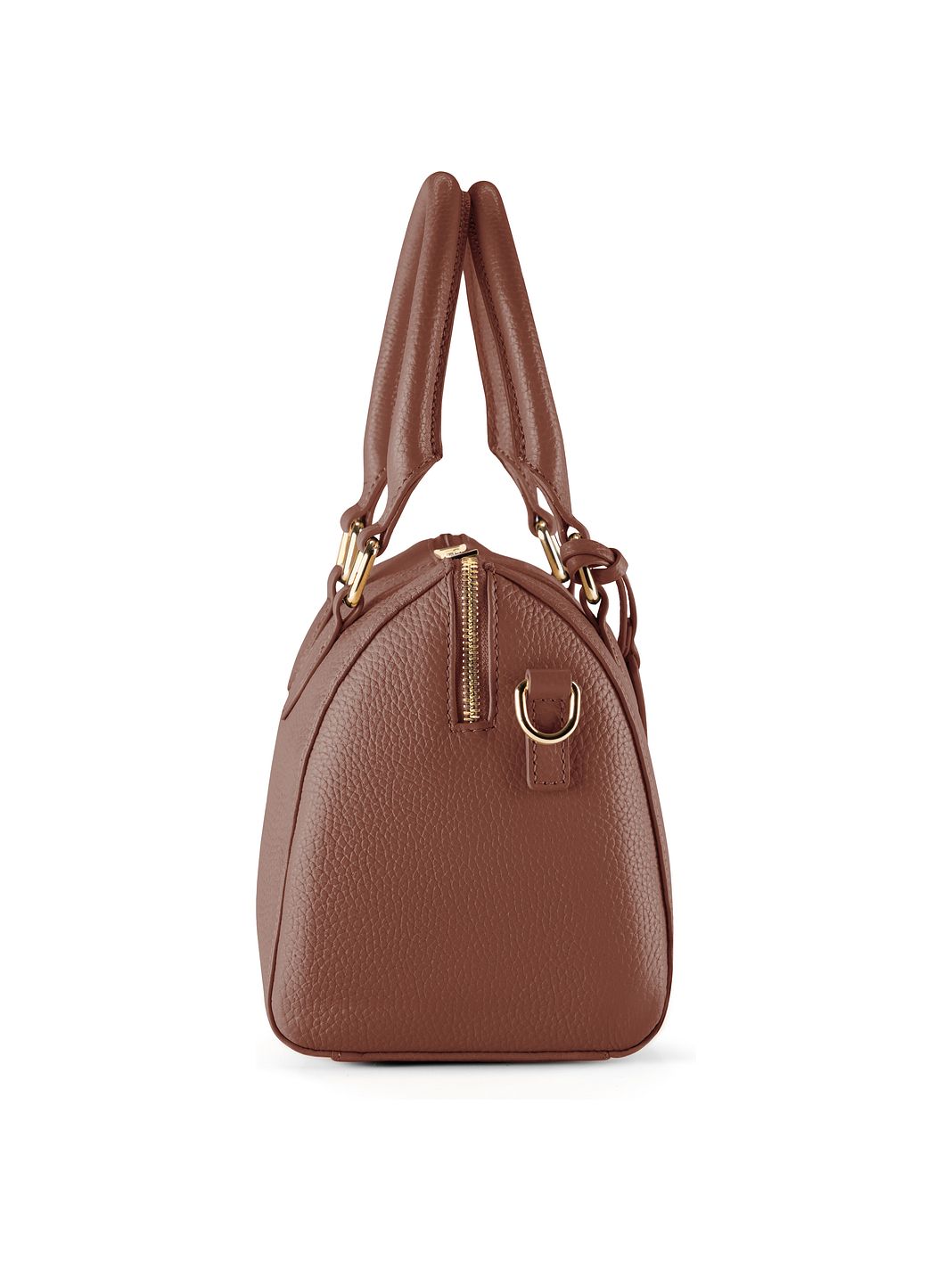 Lazarotti Bologna läderbowlingväska, handväska, crossbody-väska, läder, 26 cm