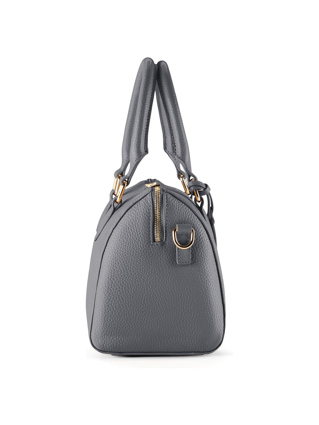 Lazarotti Bologna läderbowlingväska, handväska, crossbody-väska, läder, 26 cm