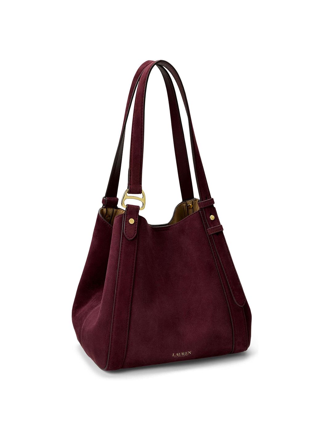 Lauren Ralph Lauren Tasha Borsa a spalla Vera Pelle 37 cm Lauren Ralph Lauren Tasha Borsa a spalla Vera Pelle 37 cm