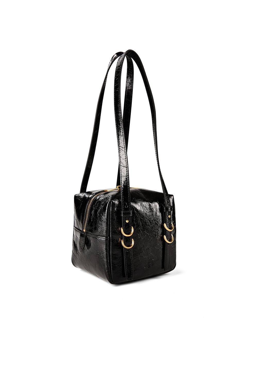 PINKO Cubic Mini Borsa Borsa a spalla Vera Pelle 16 cm PINKO Cubic Mini Borsa Borsa a spalla Vera Pelle 16 cm