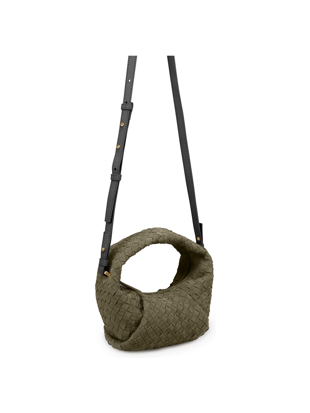 LES VISIONNAIRES Greta mini weave Borsetta Vera Pelle 20 cm LES VISIONNAIRES Greta mini weave Borsetta Vera Pelle 20 cm