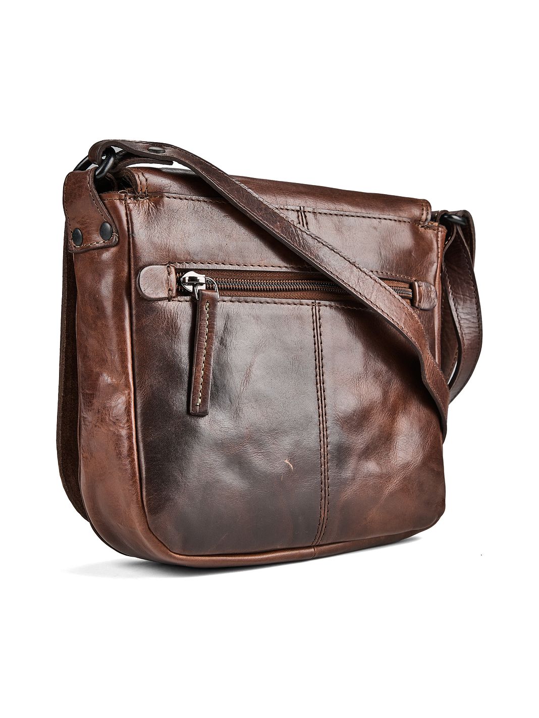 Greenburry Vintage Borsa a tracolla Vera Pelle 30 cm Greenburry Vintage Borsa a tracolla Vera Pelle 30 cm