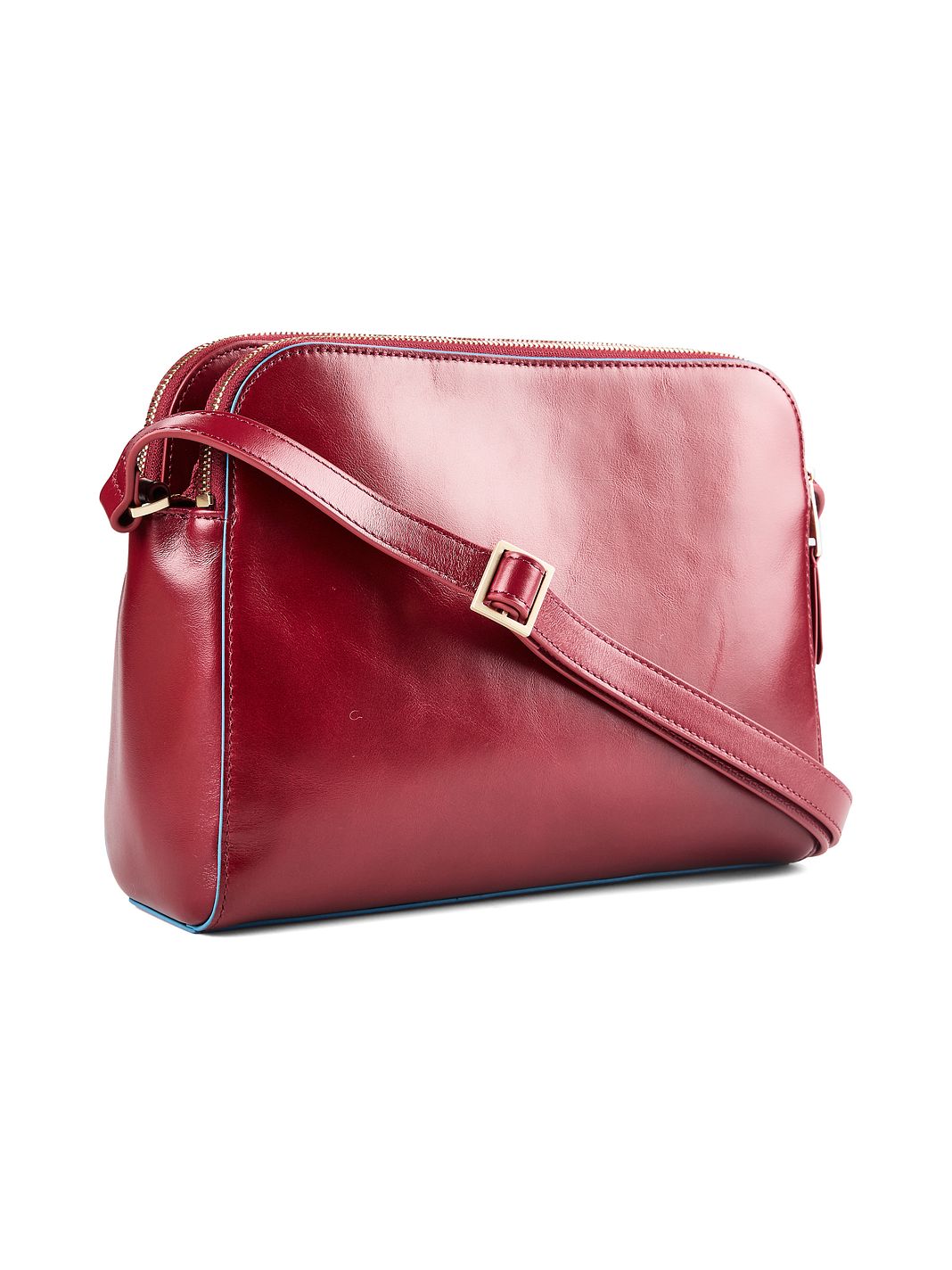 Piquadro Blue Square Borsa a tracolla Vera Pelle 26 cm