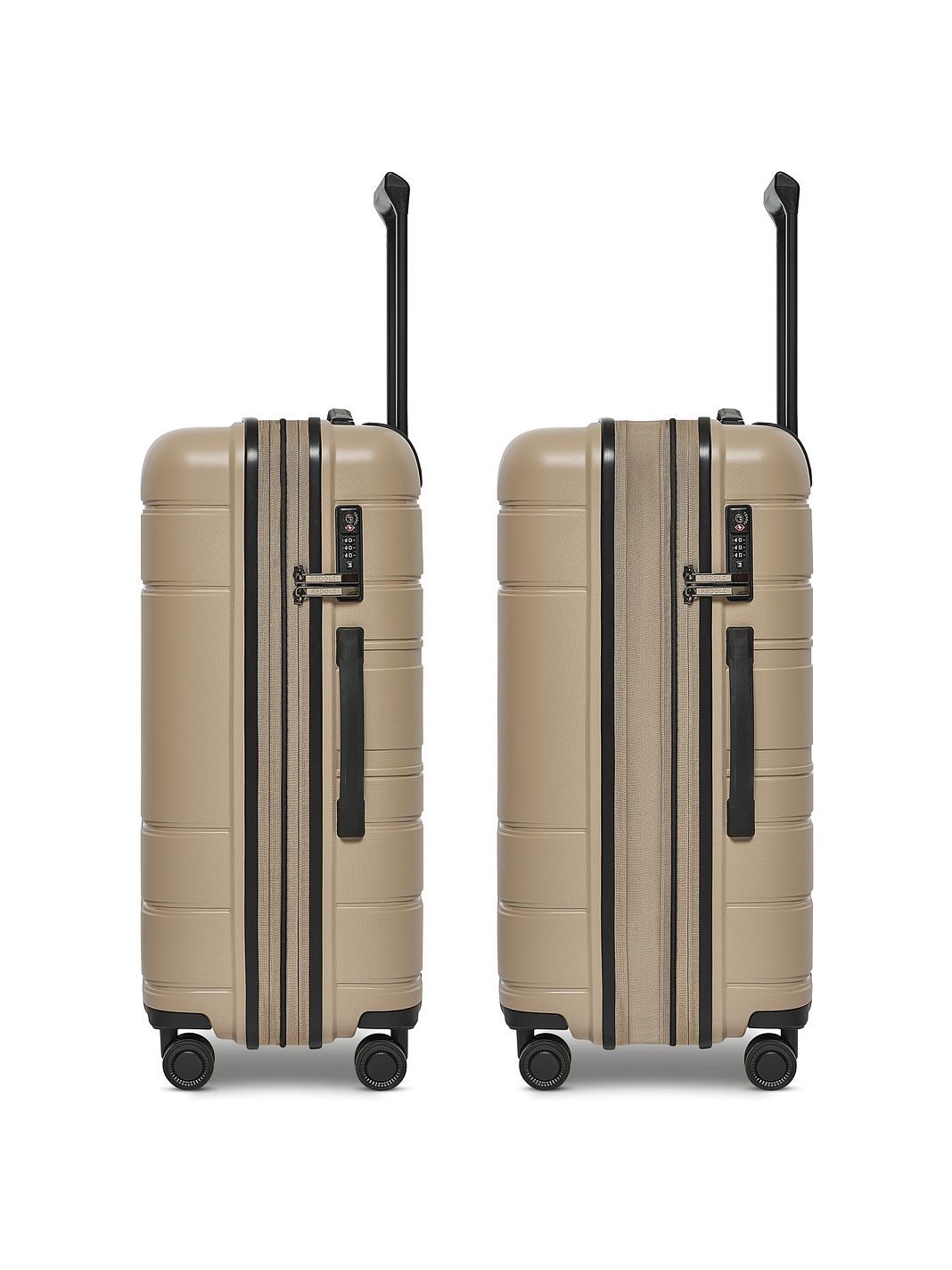 Redolz Essentials 11 4 ruote Set di valigie 3 pezzi espandibile Redolz Essentials 11 4 ruote Set di valigie 3 pezzi espandibile