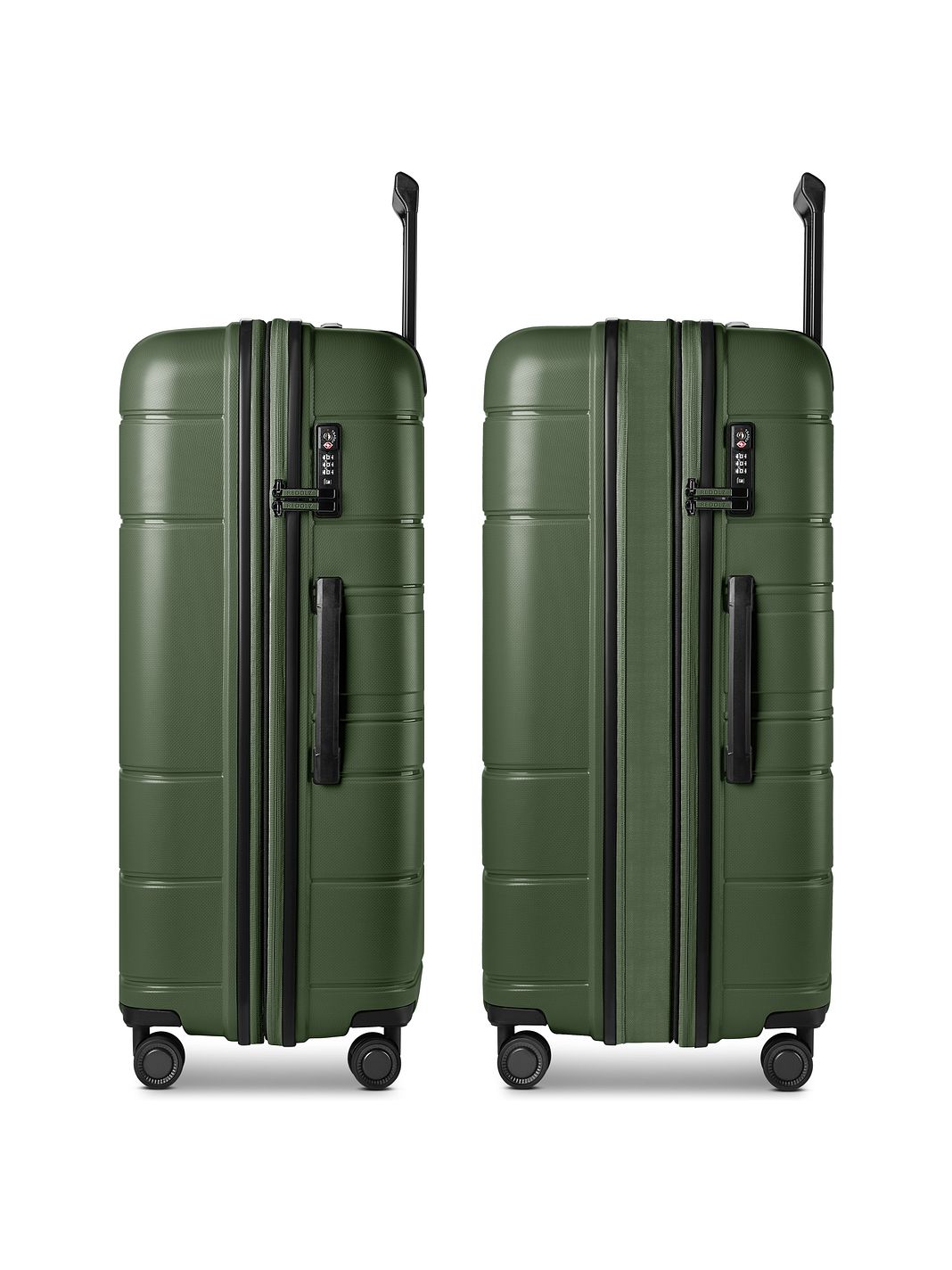Redolz Essentials 11 4 ruote Set di valigie 3 pezzi espandibile