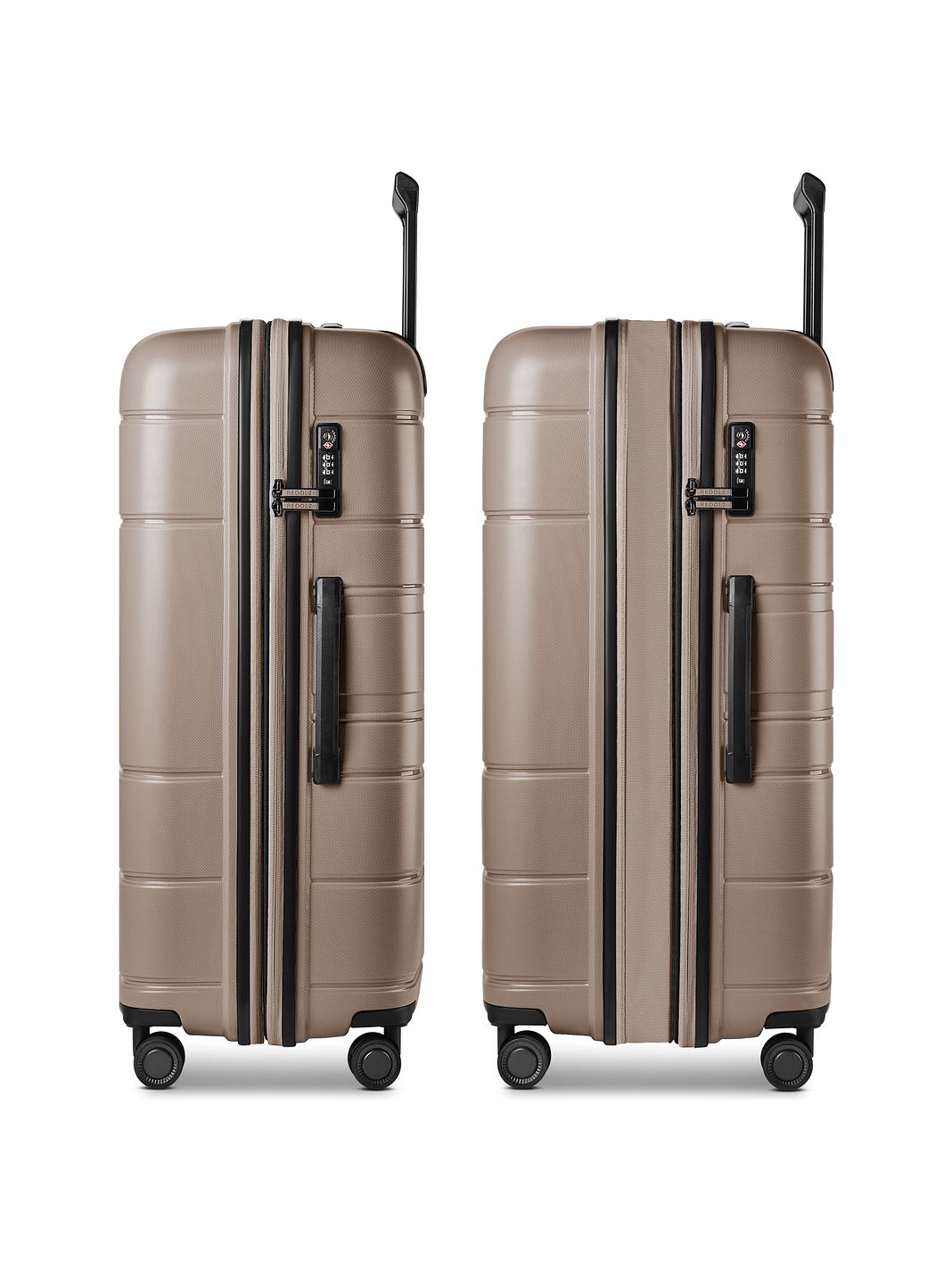 Redolz Essentials 11 4 ruote Set di valigie 3 pezzi espandibile