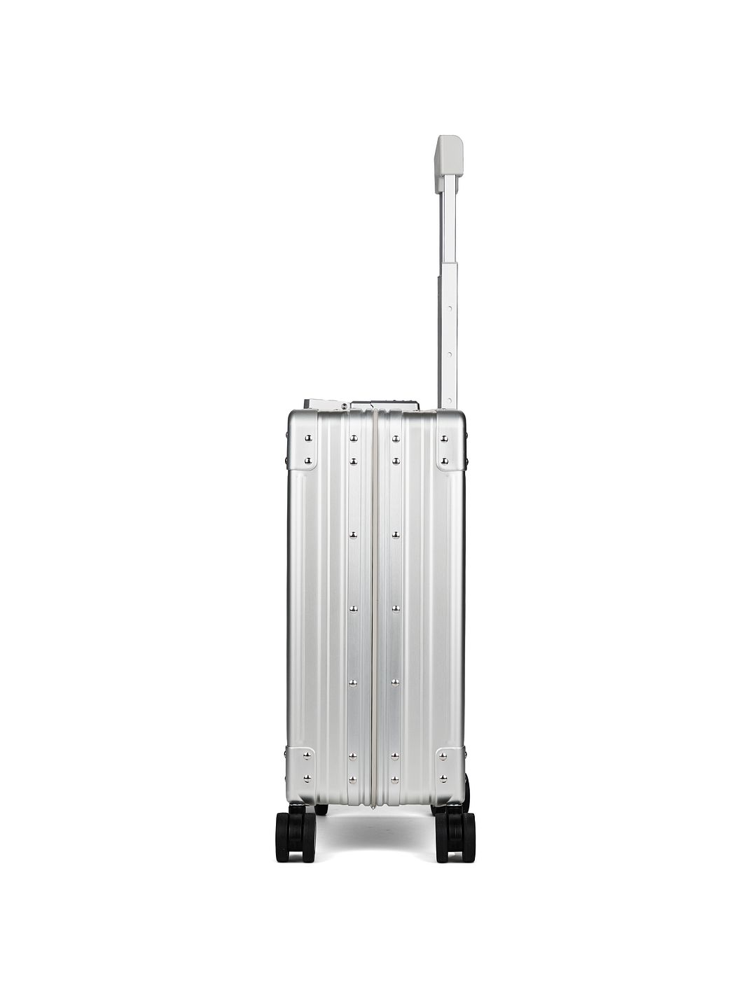 Aleon Trolley cabina Business a 4 ruote in Alluminio, 50 cm, con scomparto per laptop Aleon Trolley cabina Business a 4 ruote in Alluminio, 50 cm, con scomparto per laptop