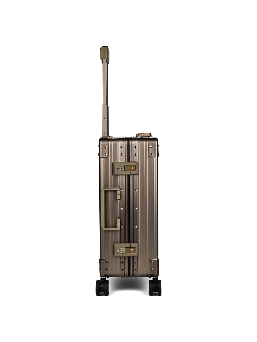 Aleon Traveler International Trolley cabina a 4 ruote in Alluminio, 55 cm Aleon Traveler International Trolley cabina a 4 ruote in Alluminio, 55 cm