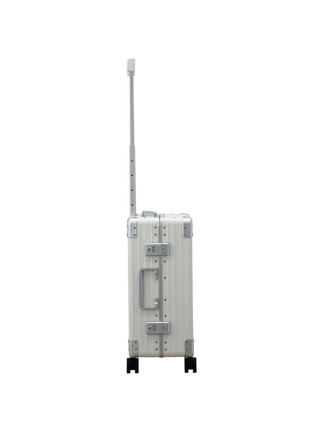 Aleon Maleta de cabina Fortis de aluminio con 4 ruedas, 54 cm Aleon Maleta de cabina Fortis de aluminio con 4 ruedas, 54 cm