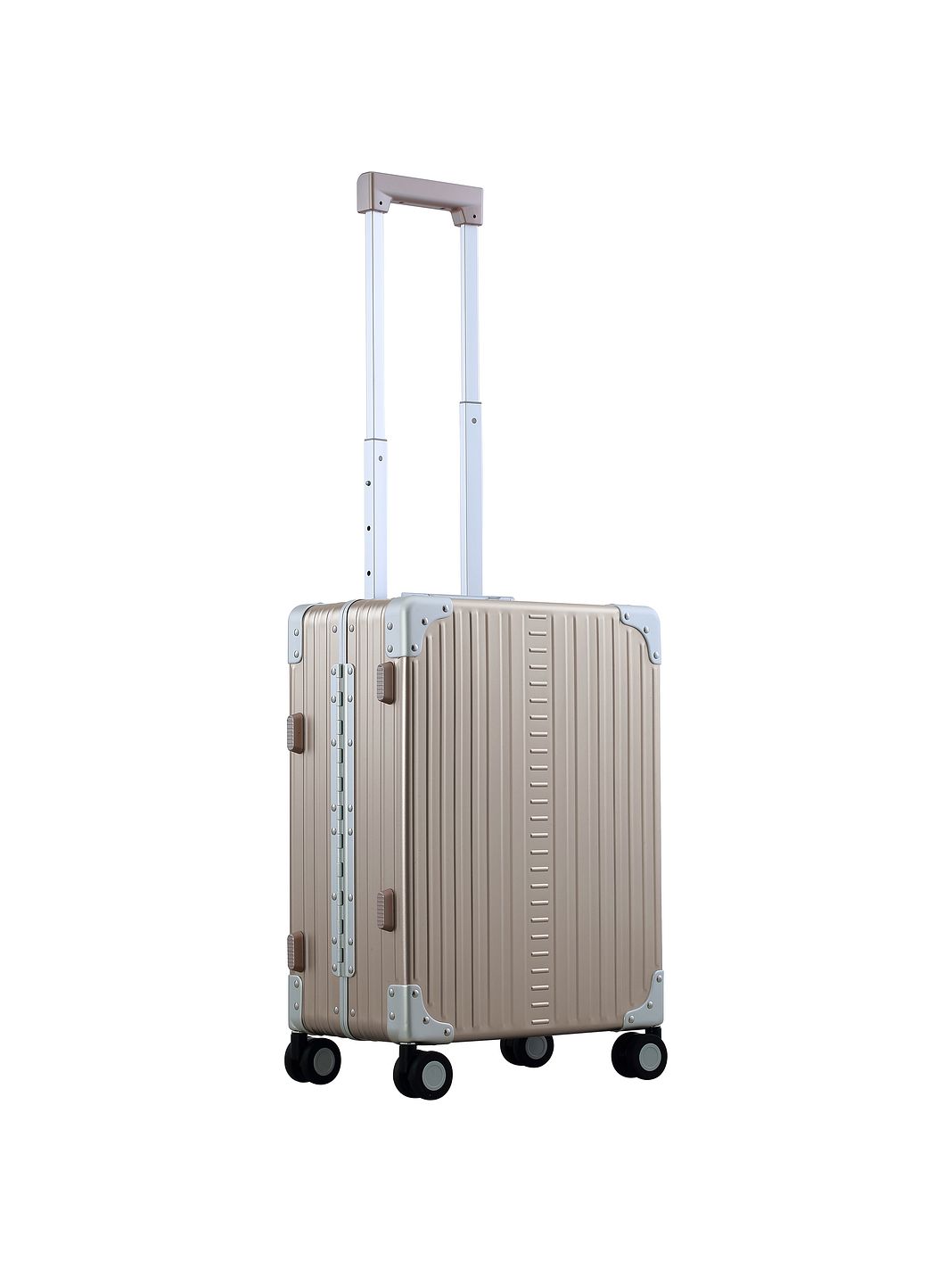 Aleon Maleta de cabina Fortis de aluminio con 4 ruedas, 54 cm Aleon Maleta de cabina Fortis de aluminio con 4 ruedas, 54 cm