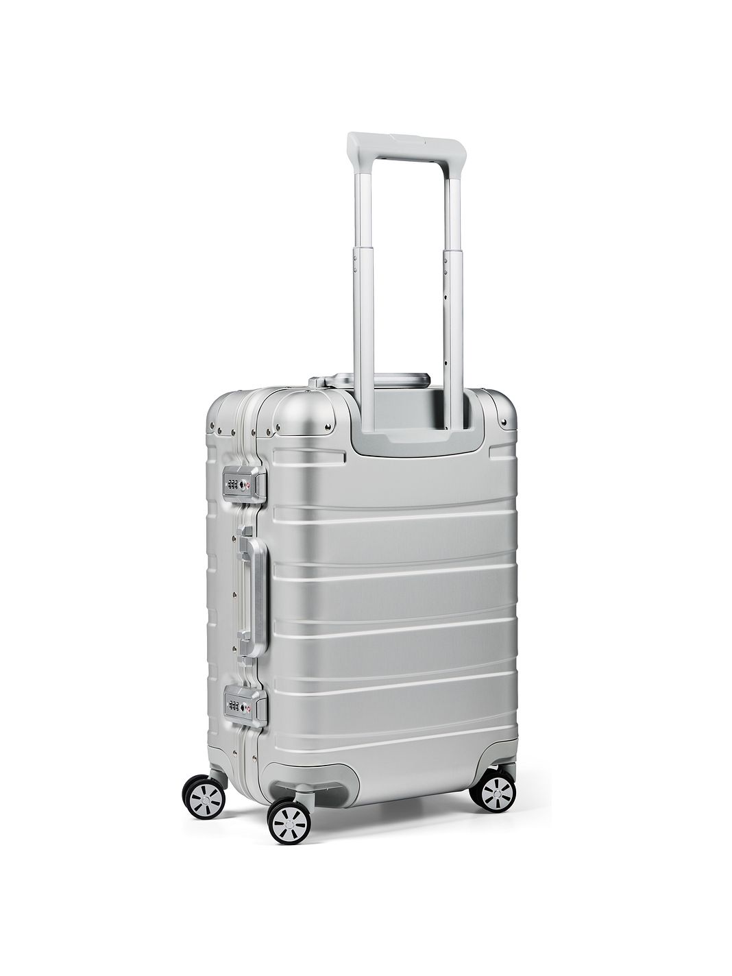 Redolz Trolley cabina Pro Alluminio a 4 ruote, modello S, in alluminio, 55 cm Redolz Trolley cabina Pro Alluminio a 4 ruote, modello S, in alluminio, 55 cm