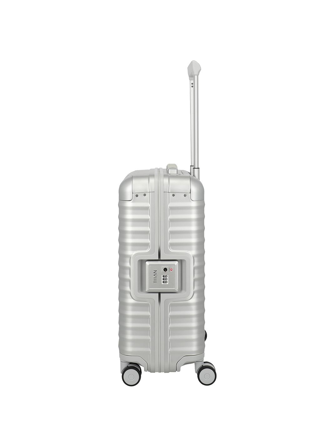 Titan Trolley cabina Eternity a 4 ruote, in Alluminio, 55 cm Titan Trolley cabina Eternity a 4 ruote, in Alluminio, 55 cm