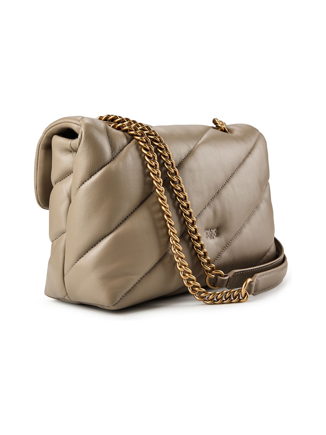 PINKO Love Puff Bolso bandolera Piel natural 27 cm PINKO Love Puff Bolso bandolera Piel natural 27 cm
