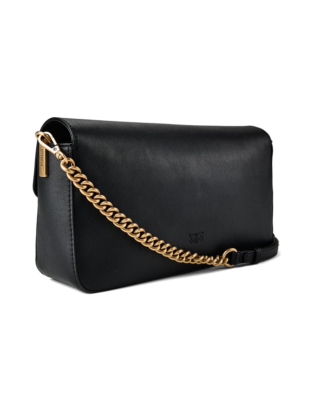 PINKO Love one Borsa a tracolla Vera Pelle 27 cm PINKO Love one Borsa a tracolla Vera Pelle 27 cm
