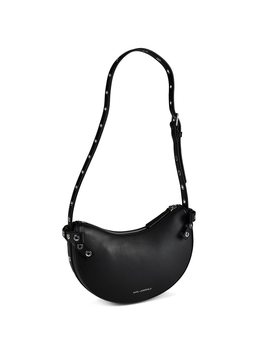 Karl Lagerfeld Autograph Borsa a tracolla Vera Pelle 26 cm Karl Lagerfeld Autograph Borsa a tracolla Vera Pelle 26 cm