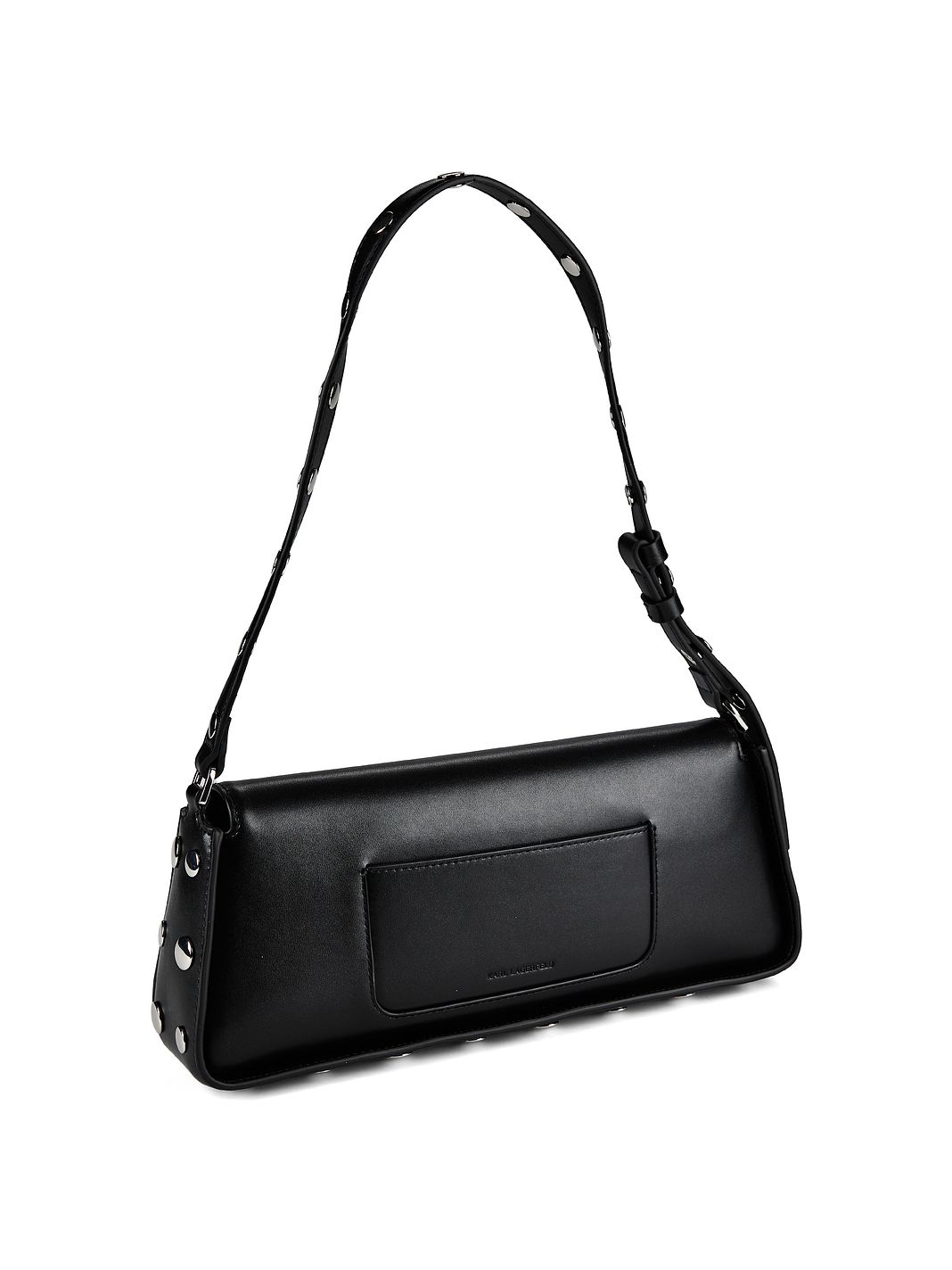 Karl Lagerfeld Signature Borsa a spalla Vera Pelle 32 cm Karl Lagerfeld Signature Borsa a spalla Vera Pelle 32 cm