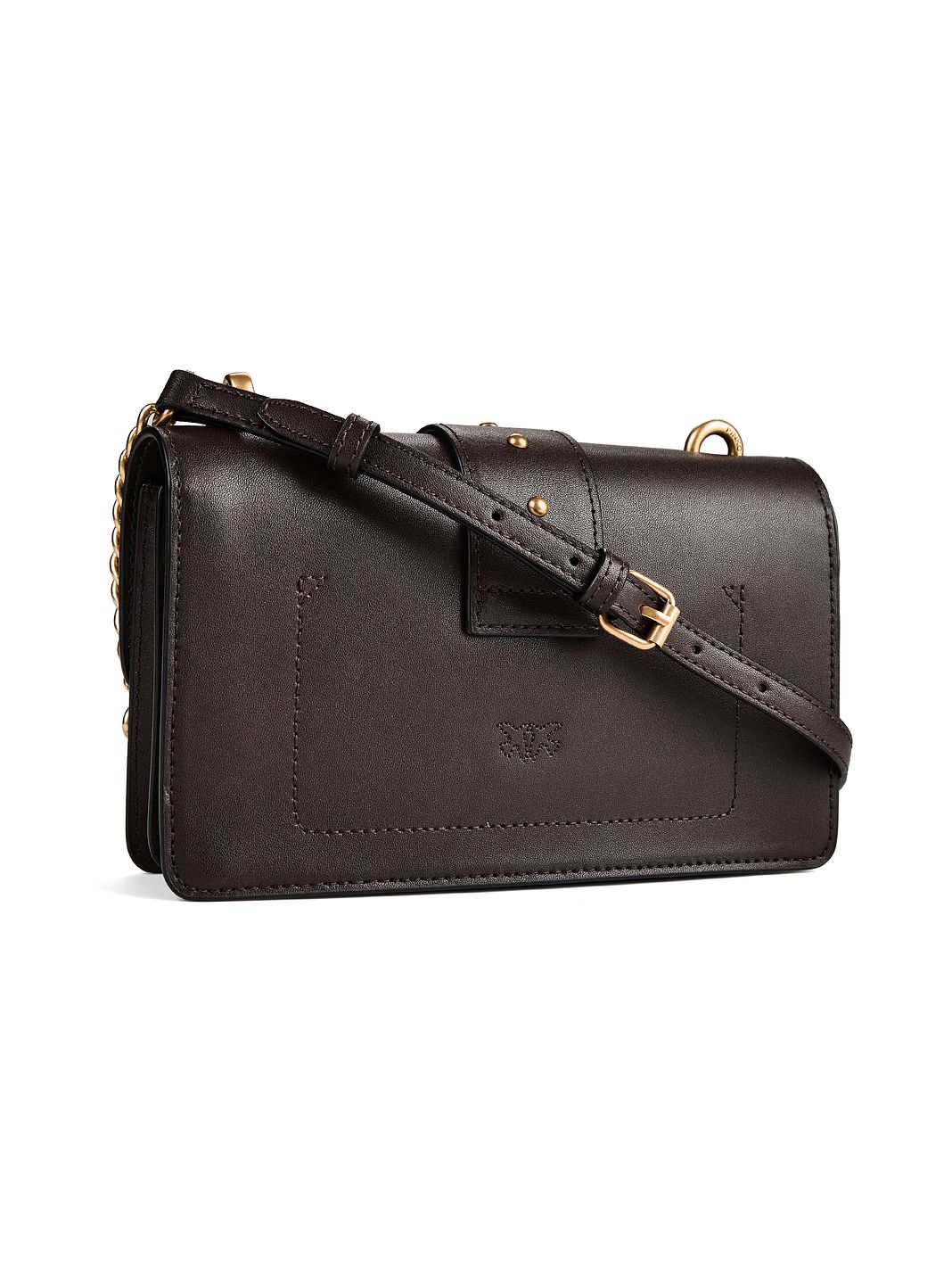 PINKO Love One Borsa a tracolla Vera Pelle 21 cm PINKO Love One Borsa a tracolla Vera Pelle 21 cm