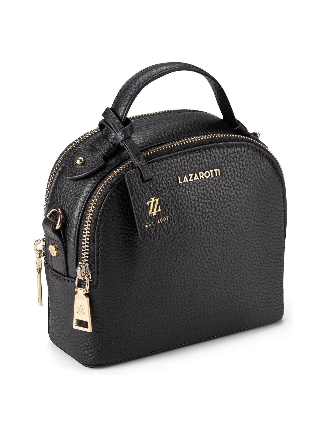 Lazarotti Bolso bandolera de piel «Bologna» de 17 cm Lazarotti Bolso bandolera de piel «Bologna» de 17 cm