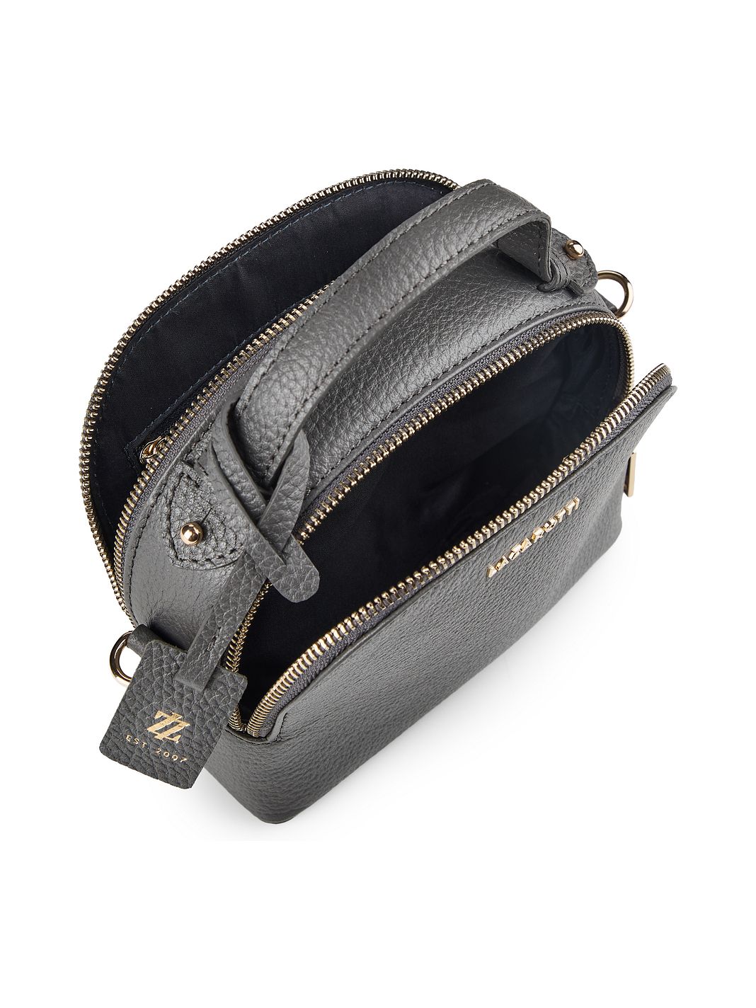Lazarotti Bolso bandolera de piel «Bologna» de 17 cm Lazarotti Bolso bandolera de piel «Bologna» de 17 cm