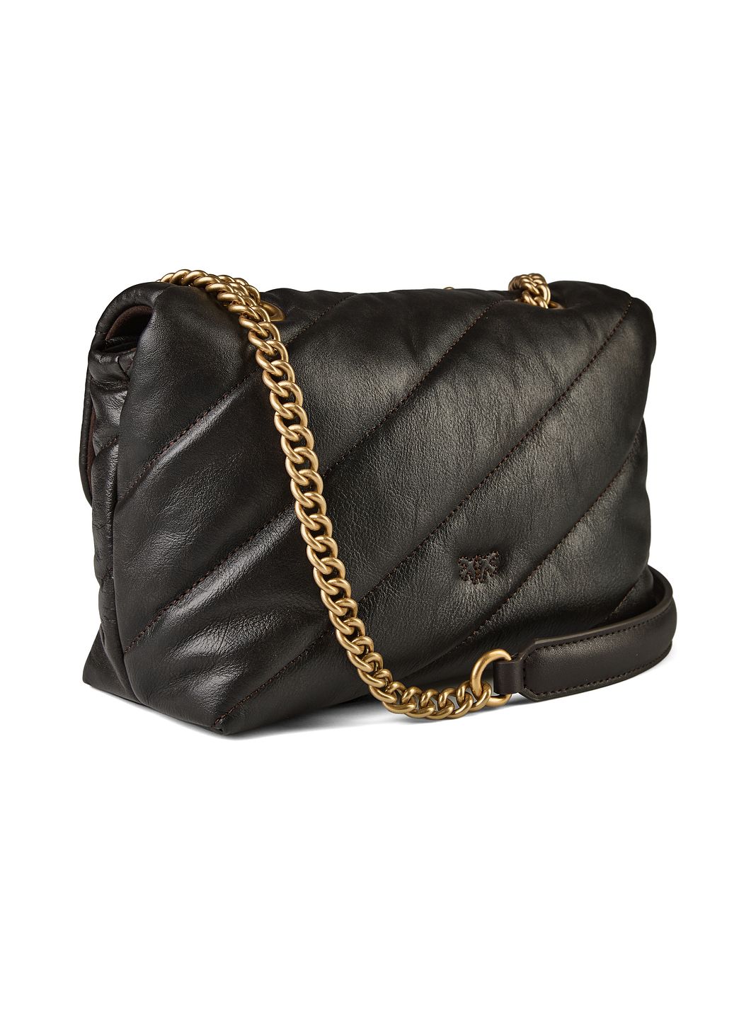 PINKO Love Puff Mini Bolso para hombre Piel natural 23 cm