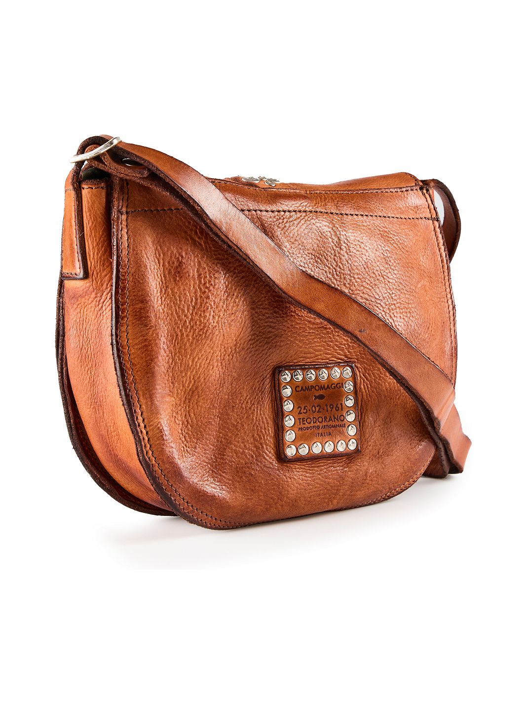 Campomaggi Linda Bolso bandolera Piel natural 22 cm Campomaggi Linda Bolso bandolera Piel natural 22 cm