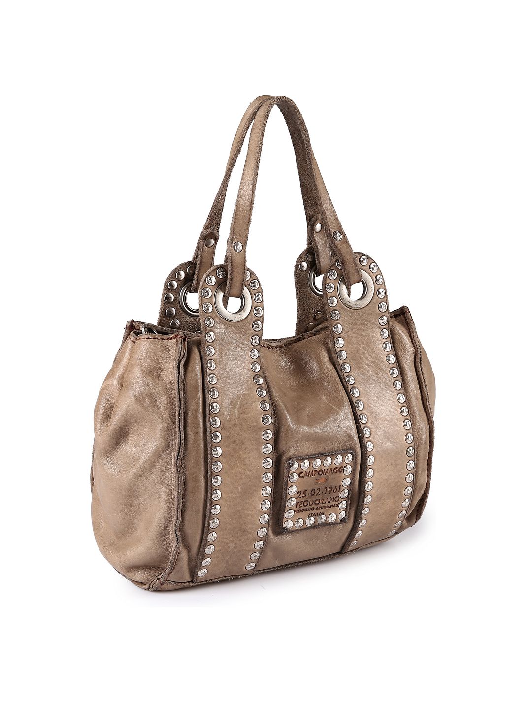 Campomaggi Dafne Bolsa de hombro Mini Bag Piel natural 17 cm Campomaggi Dafne Bolsa de hombro Mini Bag Piel natural 17 cm