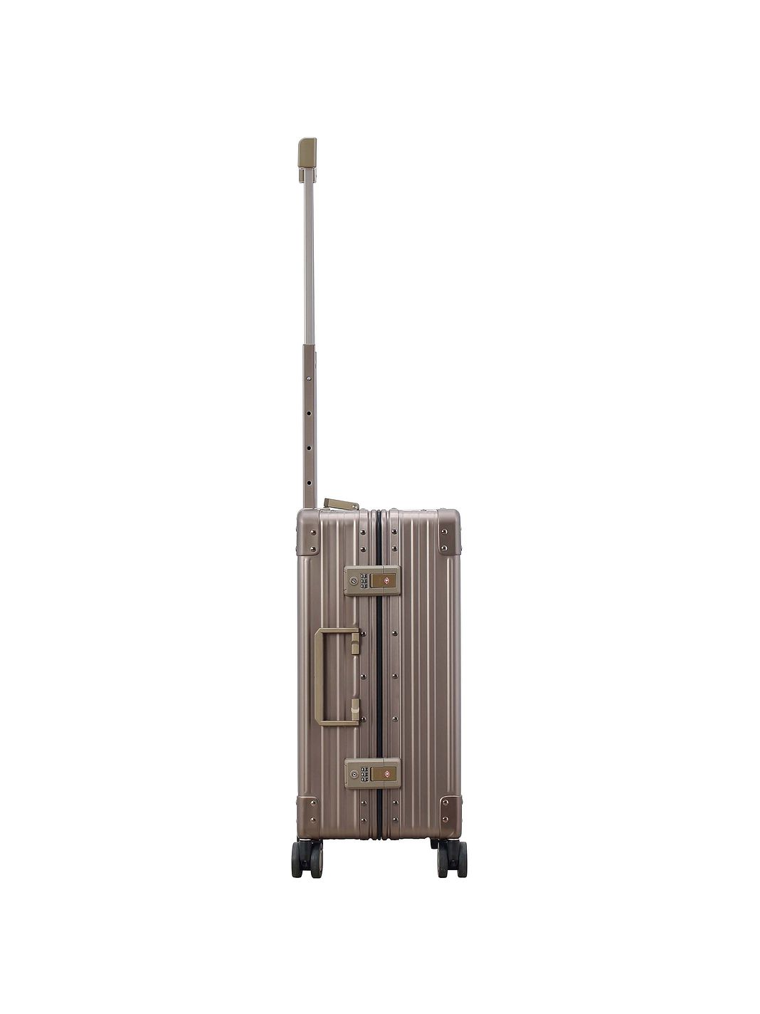Aleon Maleta de cabina Traveler Domestic de aluminio con 4 ruedas, 55 cm Aleon Maleta de cabina Traveler Domestic de aluminio con 4 ruedas, 55 cm