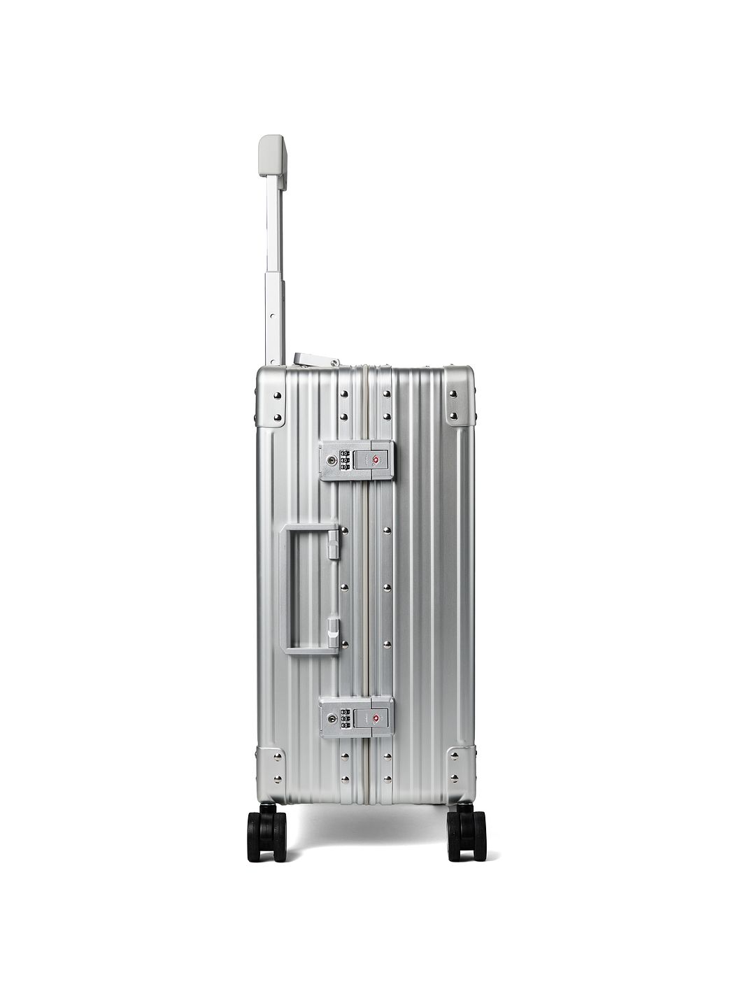 Aleon Maleta de cabina Traveler Domestic de aluminio con 4 ruedas, 55 cm