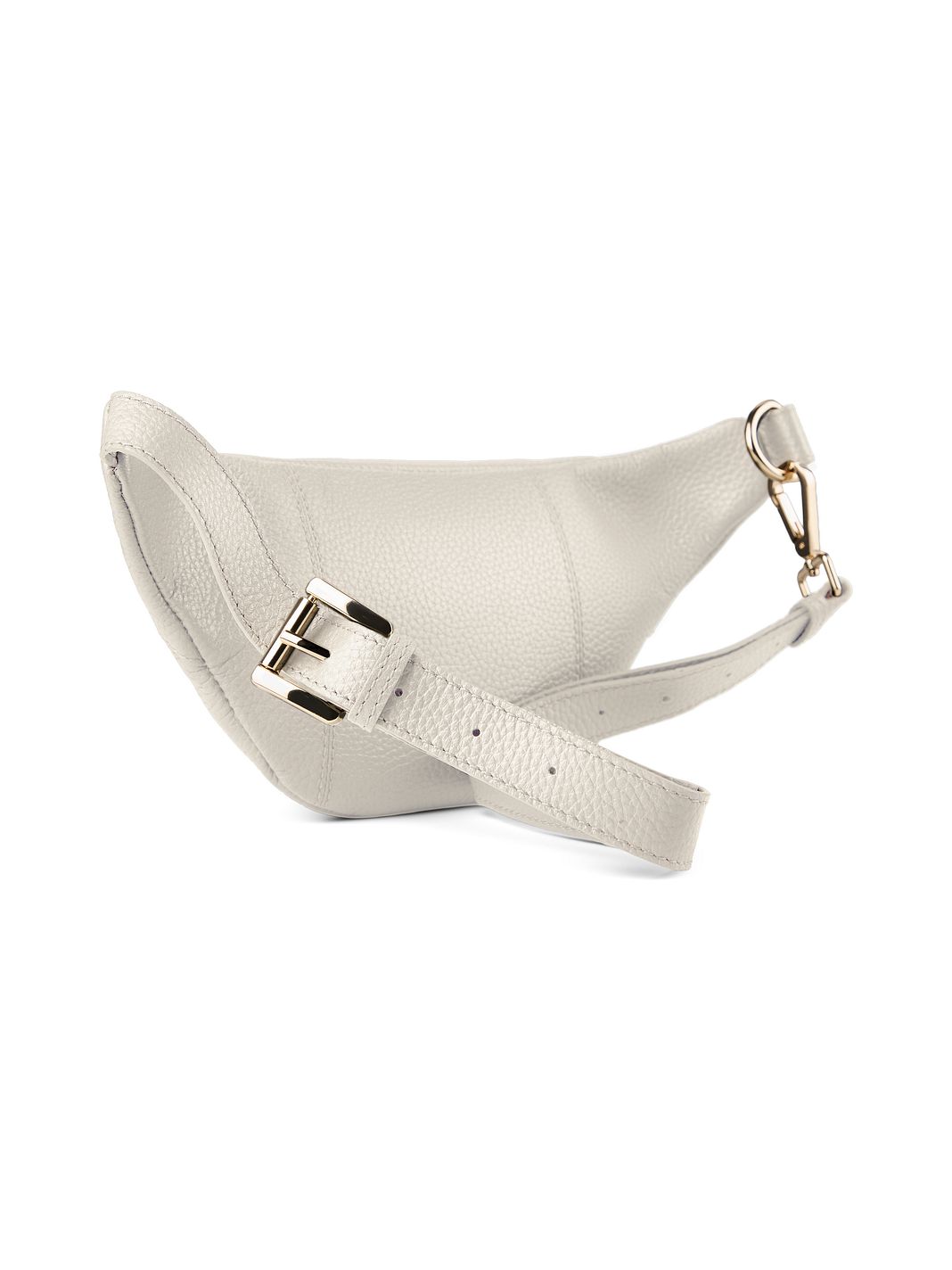 Lazarotti Bologna læder bæltetaske med dobbelt lynlås, crossbody-taske i læder, 25 cm Lazarotti Bologna læder bæltetaske med dobbelt lynlås, crossbody-taske i læder, 25 cm