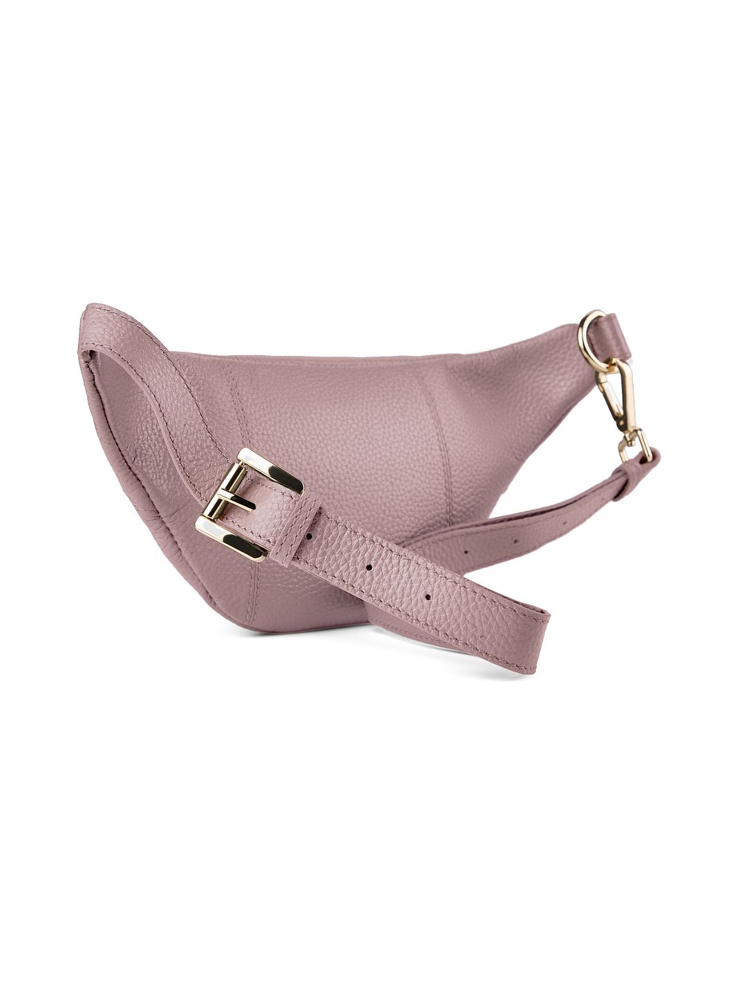 Lazarotti Bologna læder bæltetaske med dobbelt lynlås, crossbody-taske i læder, 25 cm Lazarotti Bologna læder bæltetaske med dobbelt lynlås, crossbody-taske i læder, 25 cm