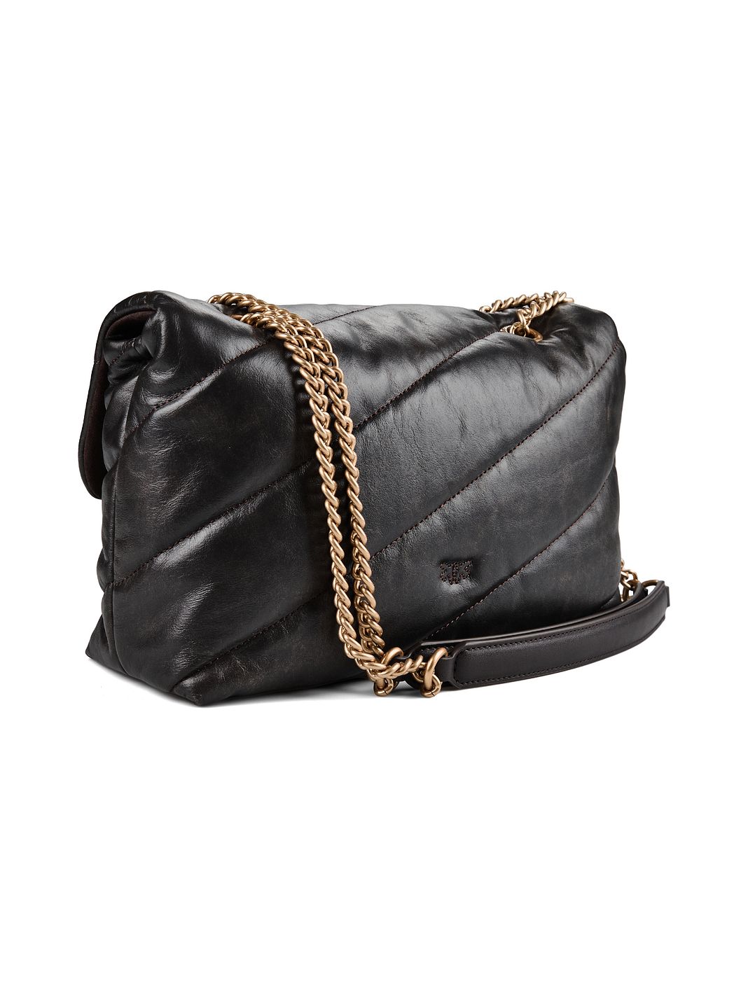 PINKO Love Puff Classic Crossbody taske Læder 28 cm PINKO Love Puff Classic Crossbody taske Læder 28 cm