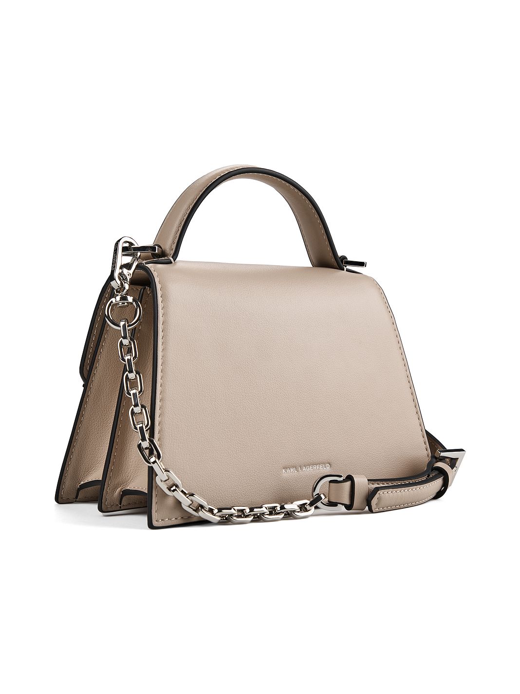 Karl Lagerfeld Signature 2.0 Håndtaske Læder 21.5 cm Karl Lagerfeld Signature 2.0 Håndtaske Læder 21.5 cm
