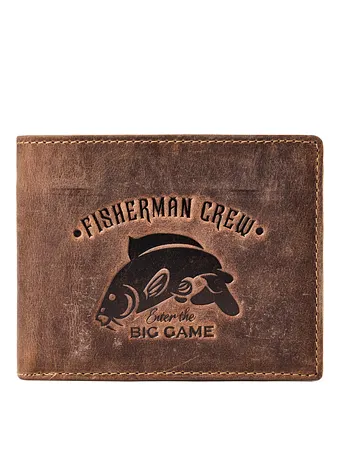 Greenburry Karpfen Cartera Piel natural 12.5 cm