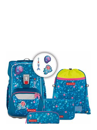 Step by Step Giant Skoleransel-sæt 5-delt