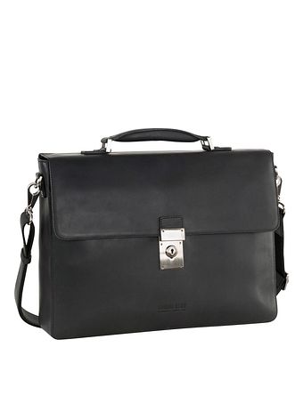 Leonhard Heyden Ottawa Messenger RFID kožená přihrádka na notebook 38 cm