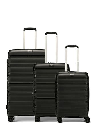 d & n Travel Line 4700 4 hjul Kuffert 3-delt med strækfold