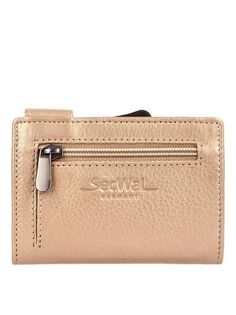 SecWal Peněženka na kreditní karty RFID kožená 9,5 cm