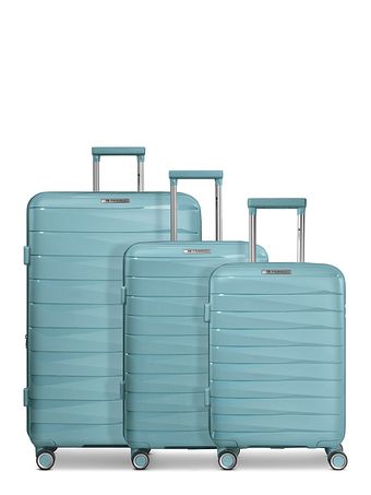 Franky London 4 hjul Kuffert 3-delt med strækfold