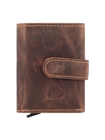 Greenburry Vintage Peněženka RFID ochrana Kůže 8 cm