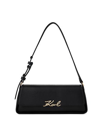 Karl Lagerfeld Signature Skuldertaske Læder 32.5 cm Karl Lagerfeld Signature Skuldertaske Læder 32.5 cm