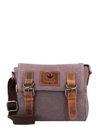 Greenburry Vintage skuldertaske i hamp 22 cm