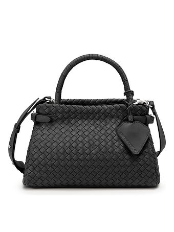 LES VISIONNAIRES Issac Weave Håndtaske Læder 31 cm